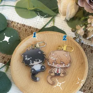 Death book DN Acrylic Keychains Movable Tail Lawlight L&Light Anime