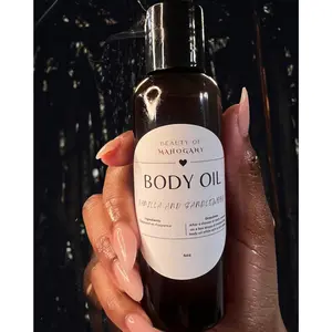 (NEW)Amber & Sandalwood Body Oil - Luxurious Hydrating Fragrance | Premium Skincare