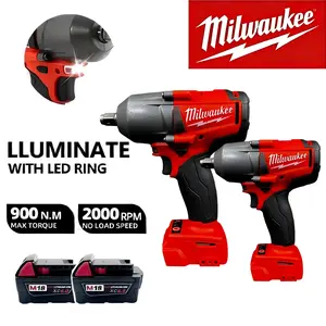 Milwaukee M18 900Nm Cordless Electric Air Pump For Car Tires Balls Portable Car Tire Inflator Electric Impact Hammer Drill Compact Corded Circular Saw with Laser Guide