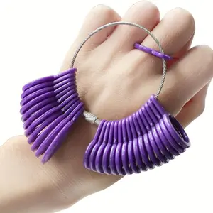 Ring Sizer Finger Size Gauge Jewelry Measuring Tool Set Rings Making Tools Of US Size 1-13 With Half Size And UK Size A-Z Jewellery