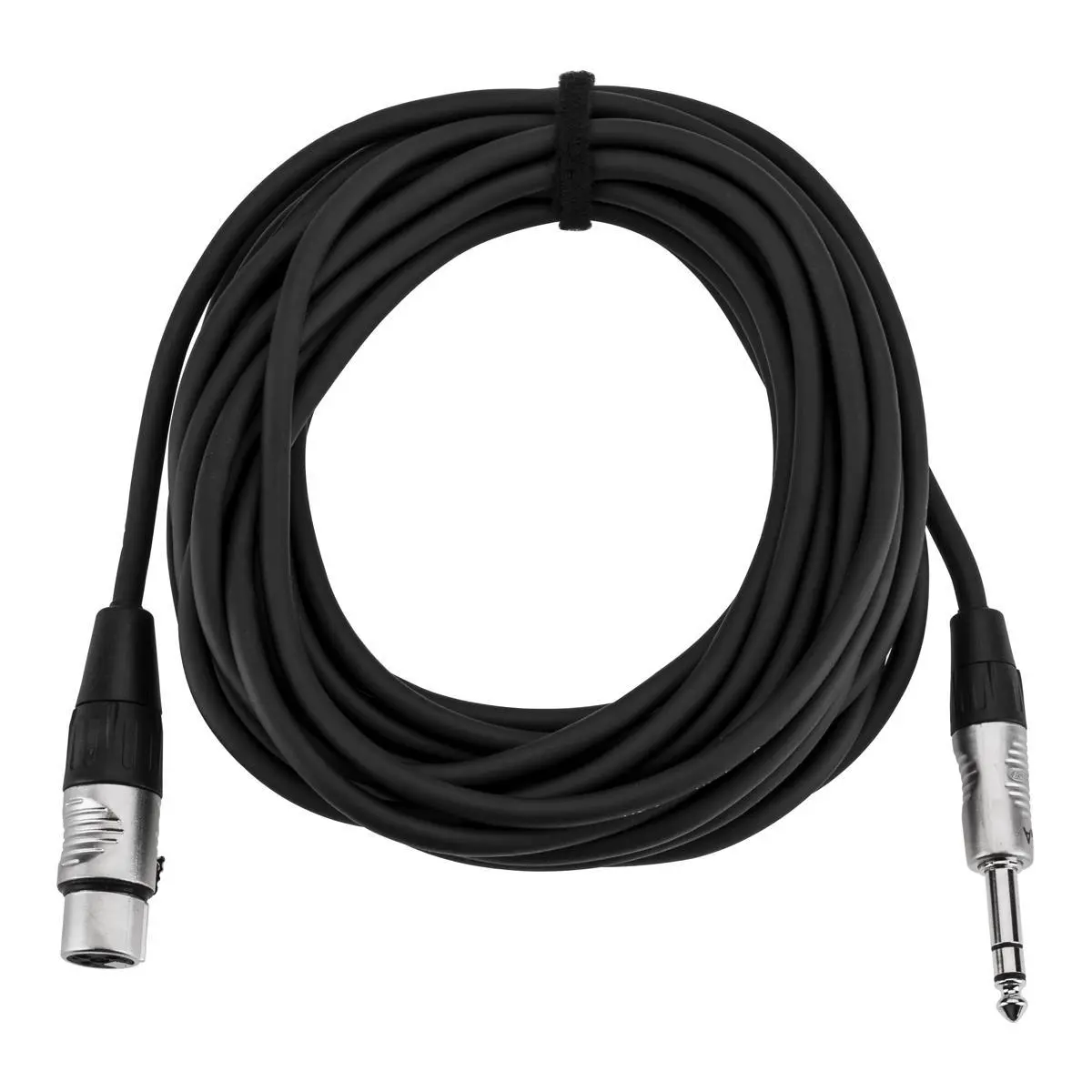 H&A Elite Pro 1/4" TRS M to XLR F Professional Interconnect Cable with Rean Connectors, 25'