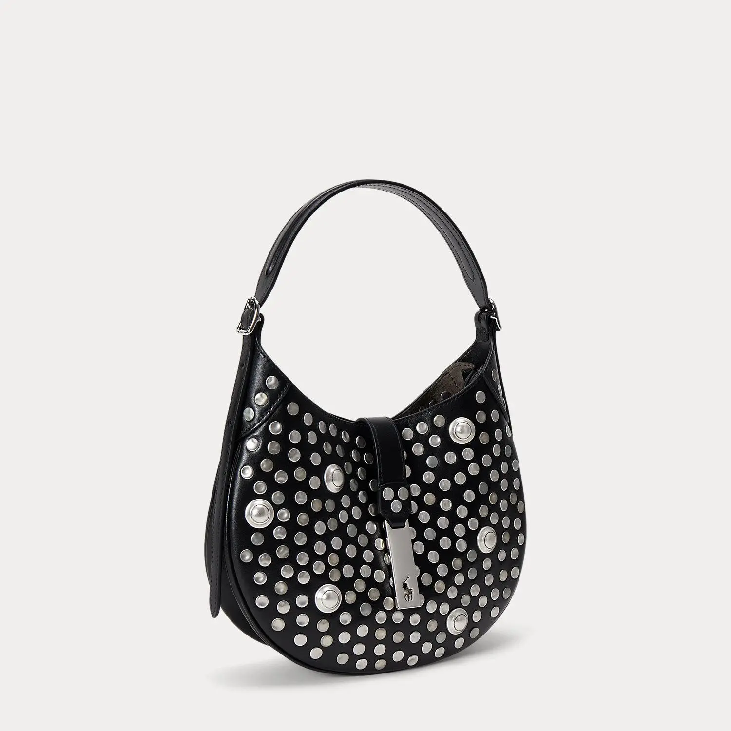 Polo Ralph Lauren - Polo ID Stud Leather Small Shoulder Bag