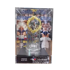 1992/1993 Commemorative World Series Championship Trophy Set, Beautiful Display Box, Perfect Sports Award Replica, Ideal Gift for Baseball Fans
