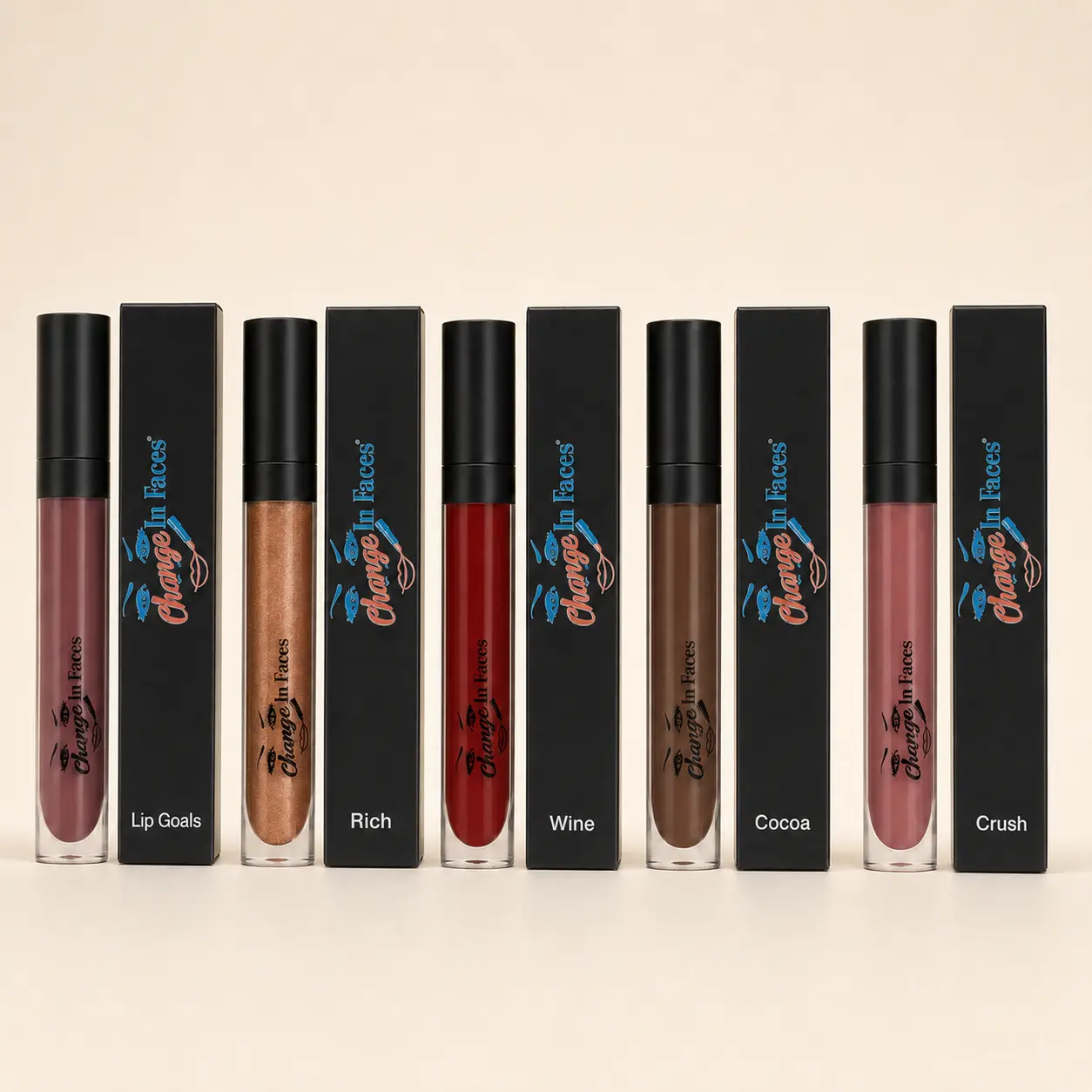 Change In Faces Matte Lippies Liquid Lip Color – 7 Shades