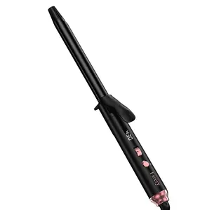 Farery Long Barrel Curling Iron 0.75 Inch, Ceramic Curling Wand for Tight Curls, Hair Curler with Extended Barrel, Adjustable Heat Settings