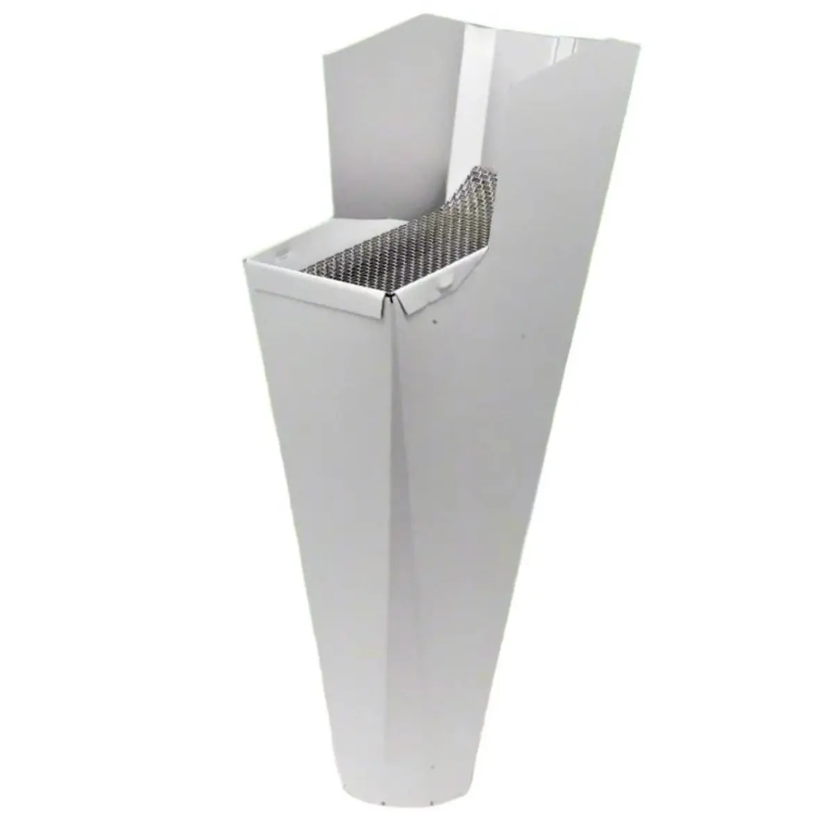 Gutter Downspout Leaf Guard – Stops Overflow Forever – 2x3/3x4 Aluminum Screen Filter – Made in USA Drain Cover
