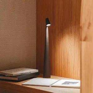 Table Lamp LED Touch Sensor Desktop Night Light Rechargeable Wireless Reading Lamp for Restaurant Hotel Bar Bedroom Decor Light