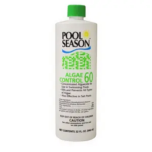 Polyquat Pool Algaecide 32 oz - Professional Strength Algae Killer for Swimming Pools - Eliminates Green & Yellow Algae, Ideal for Inground & Above Ground Pools