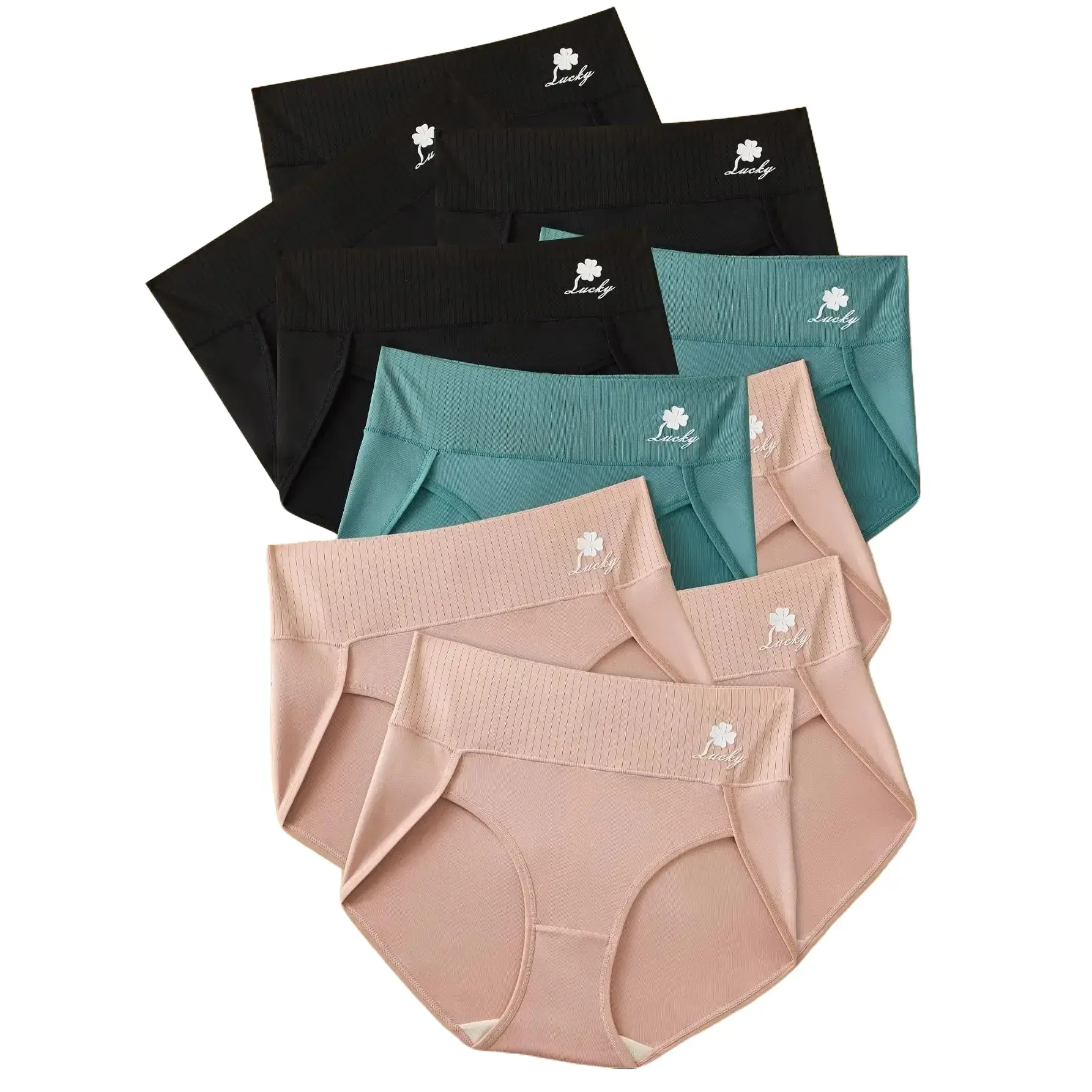 Women's 5-Pack Silky Brief Panties, Solid Color Polyester Elastane Blend Underwear, Stretchy and Breathable with a Comfortable Waist Band, Panty, Basic, Polyester Blend, Five Pieces
