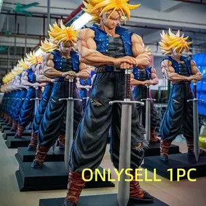 Dragon Ball Figurine 2% Trunks Premium Edition, Large Super Gk Model, Anime Trendy Limited Edition Collectible Toy, Anime Figures