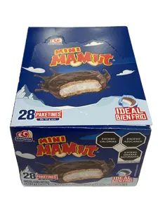 Gamesa Mini Mamut Chocolate Marshmallow Cookies – 28 Pack Mini Cookies – Chocolate Coated Marshmallow Filled Cookies – 11.85 oz (336g)