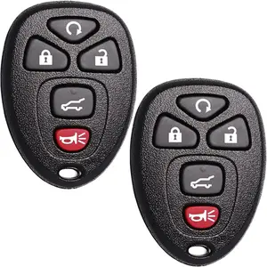 Remote Key Fob Replacement Fits for Chevy Traverse 2007-2016 Tahoe Suburban GMC Acadia Yukon XL Buick Enclave Cadillac Escalade Saturn Outlook OUC60270 OUC60221 Keyless Entry Remote Control