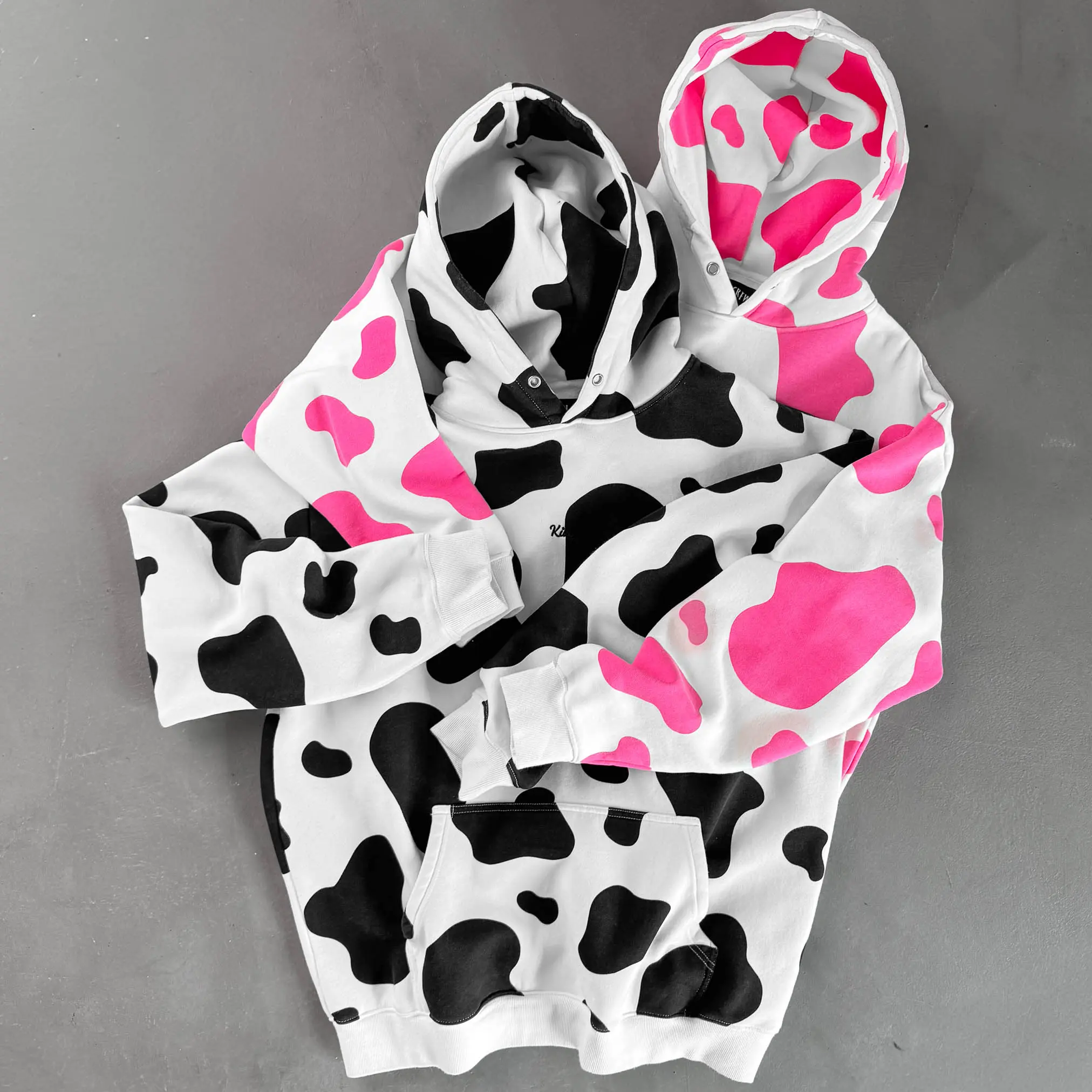 Kill Crew Oversized Lux Moo Moo Hoodie Cotton Fleece Soft Sweatshirts Tops Pullover