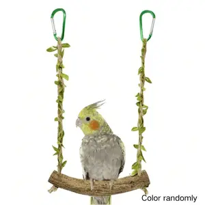 Parrot Swing Toy, Bird Climbing Interactive Swing, Pet Supplies for Small Birds, Bird Perches for Cage, Bird Cage Accessories