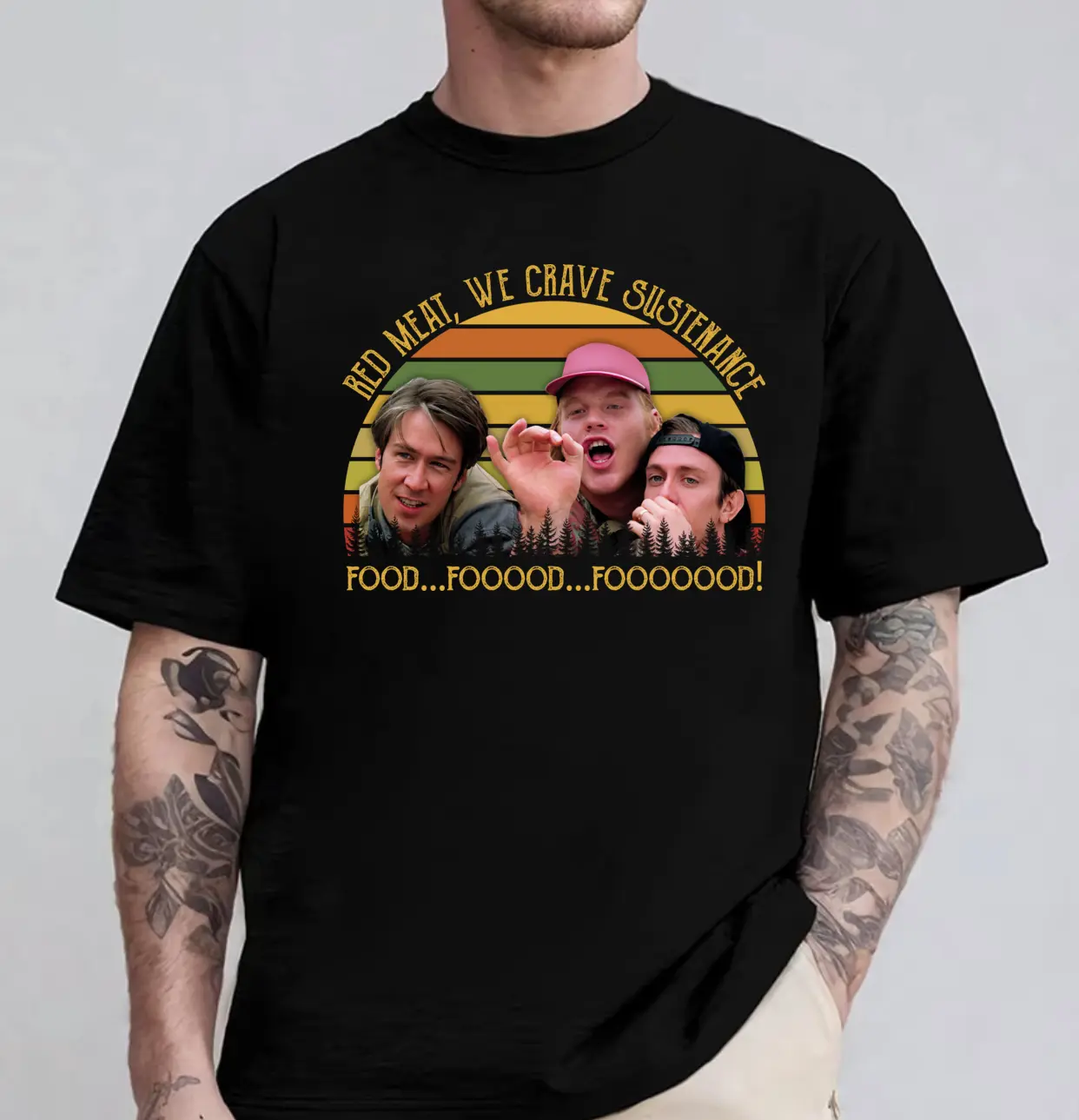 We Crave Sustenance Food... FooooD Twister Movie Shirt, Vintage Men Unisex T shirt, Funny Gift T-shirt