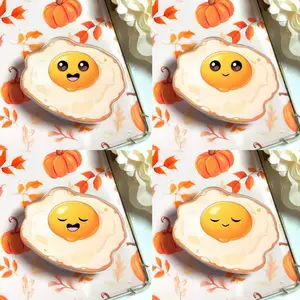 Kawaii Fried Egg MagSafe Phone Grip – Magnetic Pop Socket & Kickstand – Cute Food Aesthetic Gift