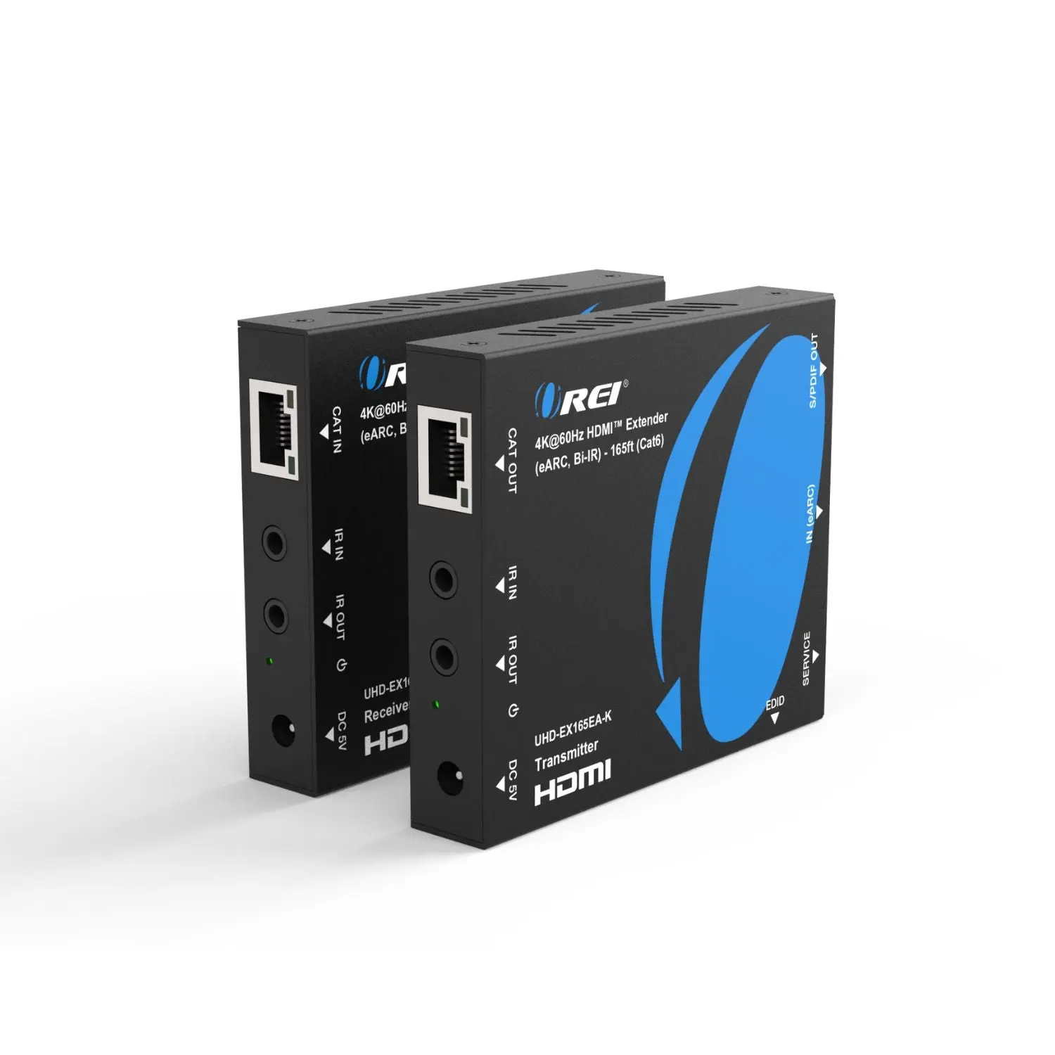 4K@60Hz HDMI™ Extender (eARC, Bi-IR) - 165ft (Cat6) - UHD-EX165EA-K