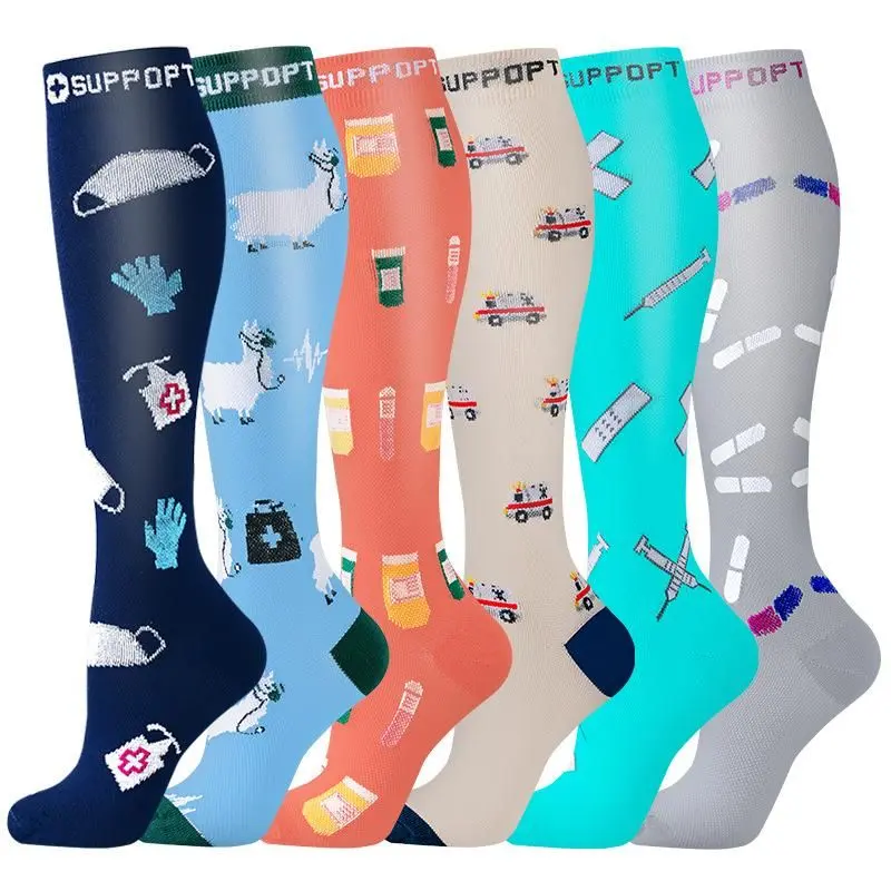 MhzyCaus Compression SocksBreathable, Quick-Dry & Odor-Resistant Calf Support. Ideal for Running, Hiking, Gym, Yoga & Daily Use over-the-knee compression  women