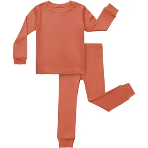 Toddler Pajamas Boys Girls Pjs Set Kids Baby Sleepwear 2T-8Y Long-Sleeve Snug fit 2pcs Set dairy clothes, Christmas gifts,Black Friday Stock Up