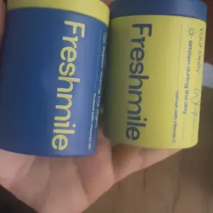 Freshmile Whitening Toothpaste Tablets - Mouthwash Tablets, Breath Fresheners for Adults, Tooth Repair with Xylitol & Hydroxyapatite (NHA), Fluoride-Free Mint Oral