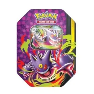 Mega Moonlit Tin Pack - Featuring Mega Gengar ex Non-Sports Trading Card Collectible