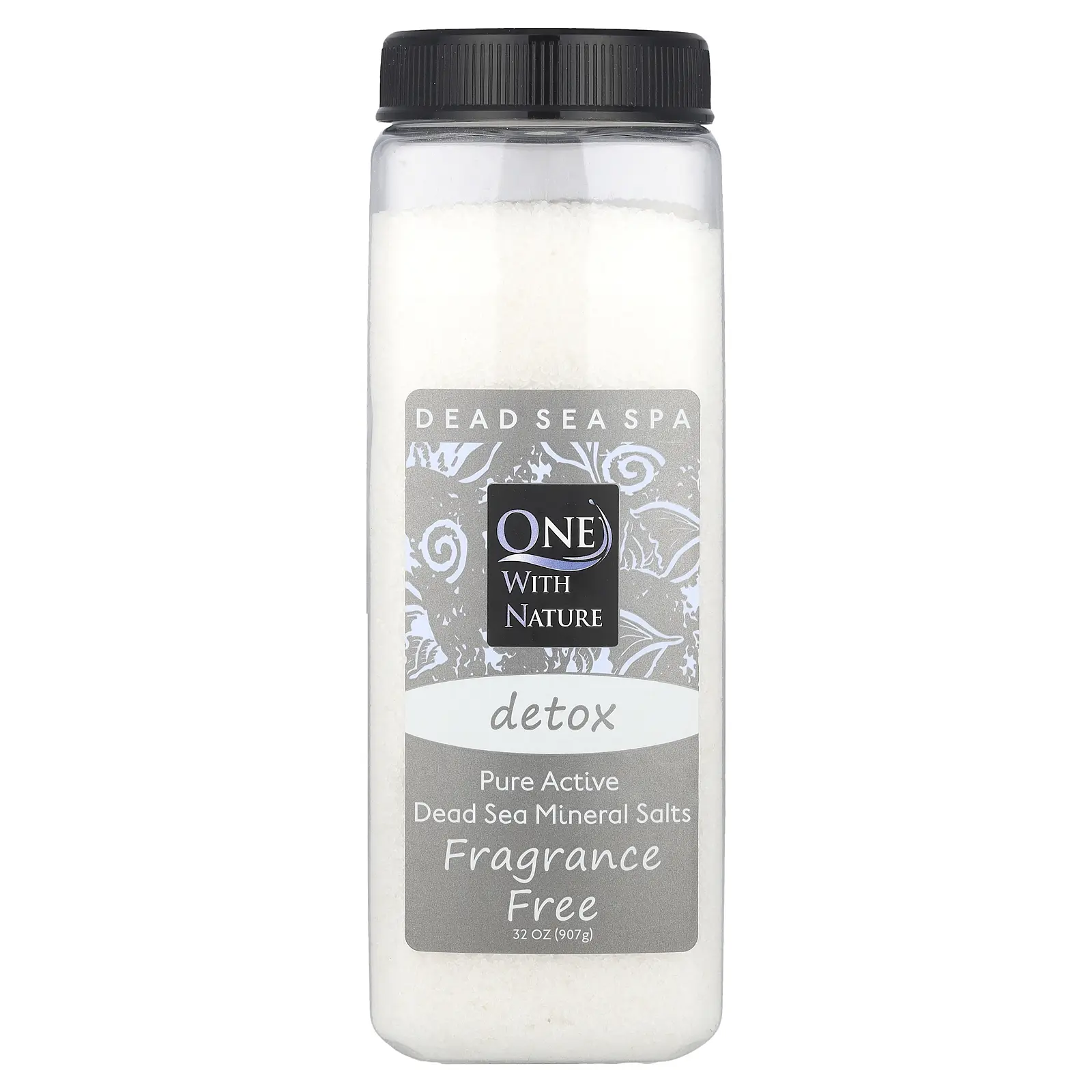 One with Nature Dead Sea Spa, Mineral Salts, Detox, Fragrance Free, 32 oz (907 g)