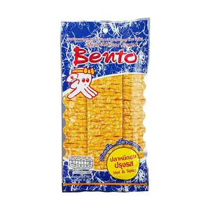 BENTO Squid Snack Spicy Garlic Flavor - Thai Dried Cuttlefish Jerky, 22g