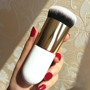 Foundation Brush Flat Cream Makeup Brush Great For Face Powder Blush Concealer Professional Cosmetic Makeup Brush Soft Brush Tip