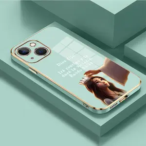 Religious Electroplated Soft TPU Phone Case with Spanish Bible Verse Exodus 33:14 Design - Dirt-Proof, Easy-to-Clean Protection for iPhone 11-17, 12/13/14 Plus, 15 Pro Max, 16 - Women's Handheld Smartphone Accessory, Accessories
