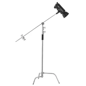 VEVOR C Stand with Boom Arm Max Height 10.83 ft/330 cm Photography Light Stand