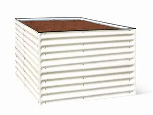 32" Tall, 10-In-1 Metal Raised Garden Bed