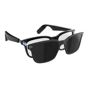 2-in-1 Smart Bluetooth Glasses| Blue Light Blocking Lenses + Magnetic Sunglasses| Open-Ear Audio, UV400 Protection, 5H Playtime,  Met Lightweight Wireless Smart Glasses