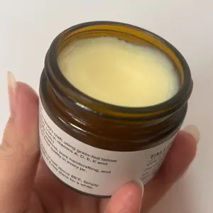 Tallow Honey Balm Handcrafted Natural Moisturizer Hydrates, Nourishes and Repair for Soft, Smooth Skin