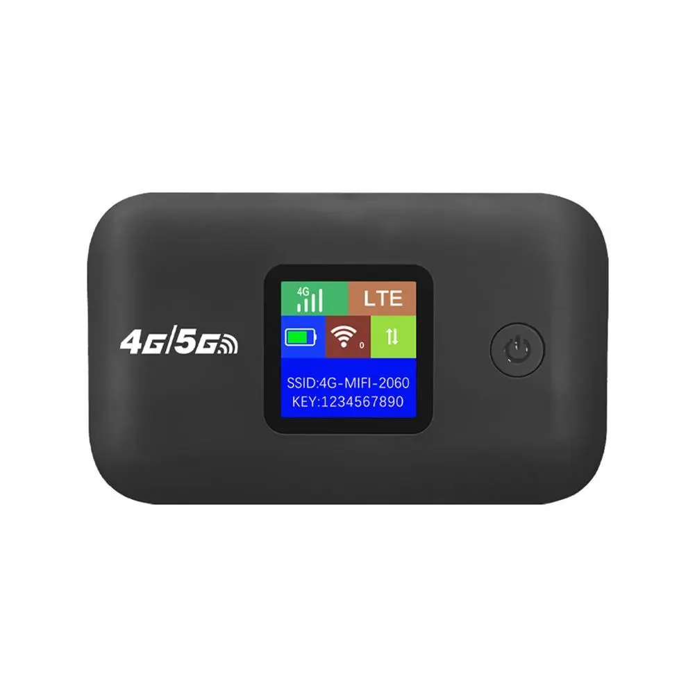 H5577 Model Pocket WiFi Device, Portable 4G LTE Mobile Wireless Hotspot with 150Mbps MiFi Modem, SIM Card Slot, 3000mA Lithium Battery, Type-C Charging for Universal Phones & Electronics Accessories, Wifi Pocket
