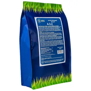 Supply Solutions 4-3-2 Nutri-Proganic Pellets Fertilizer 25 Pounds for Vegetable Garden Fruit Trees & House Plants All Purpose Chicken Manure Fertilizer for Indoor Outdoor Food Crops