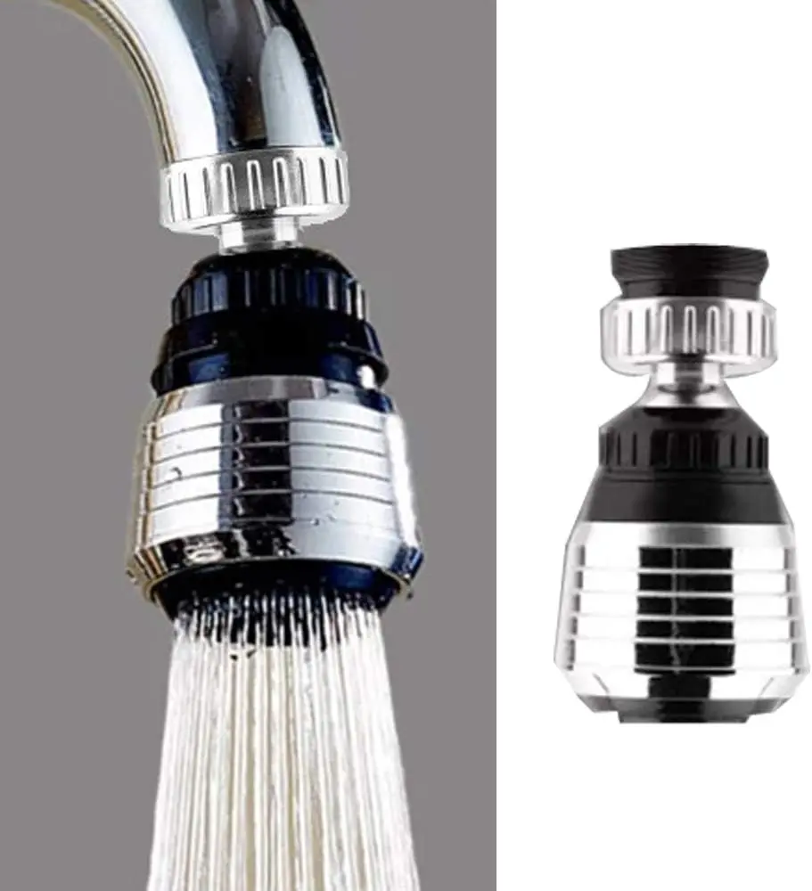 360 Rotate Swivel Water Saving Tap Aerator Diffuser Faucet Nozzle Filter Adapter