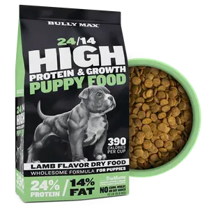 Bully Max 24/14 High Protein & Growth Puppy Food (5 lbs.) - 419 Calories Per Cup with TruMune for Immune Health and Development, For All Breeds of Dogs