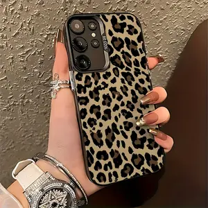 Leopard Print Phone Case for Samsung Galaxy a Series, Protective Anti-Drop Matte Back Cover, Fits A56 A26 A36 A55 A35 A06 A16 A05 A14 A24 A34 A54 A15 A05s A25 A23 A33 A53 A73 A13 4g 5g