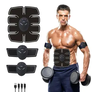 Smart Gym System Ab Trainer, Muscle Stimulator, Core Trainer & Massage Accessories, Home Gym Essential for Abdominal Arm Hip Muscle Strength Training