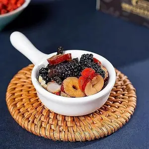 Ginseng Five Treasures Tea — Ginseng Six Treasures Cleansing Tea, infused with six precious ingredients: Maca, Red Dates, Goji Berries, Mulberries. Natural organic cleansing tea bags. Bamboo Root Five Treasures Tea (Unisex, 40 bags total)