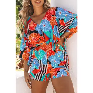 Multicolor Floral Romper