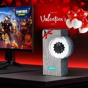 SOVENOMUND Wooden Base Ferrofluid Music Rhythm Lamp - USB Rechargeable Night Light, Cool Gadgets for Men, Mother's Day Gift Idea, Ramadan Decoration, Home Office Desk Decor, Unique Gift for Any Occasion