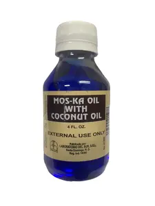 Mos-ka Oil with Coconut Oil (Aceite de Moska con Aceite de Coco) 4oz