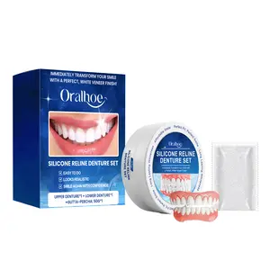 Oralhoe Denture Set Enhances Smile Aesthetics Comfortable Material Denture Teeth Beauty Set Whitening Whitening