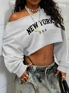 Women's Casual Comfortable Sporty Set, Plain Design, Perfect for Spring & Fall, Ideal for Commuting & Outdoor Activities, Athletic Wear