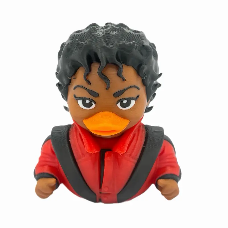 Midnight Pop Star Duck 3D Printed Spooky Pop Music Collectible Premium Gift