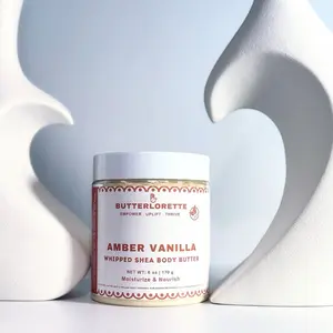 Amber Vanilla Whipped Shea Body Butter nourish your skin