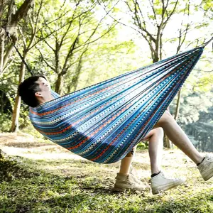 Portable Boho Hammock for Camping & Backyard – Heavy Duty 200kg, Easy Setup