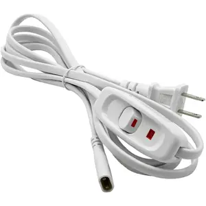 Hexagon LED Lights Power Cord with  2.5m 8.2ft Hex Lighting Connectors 2 pin Power  for  Hexagon Garage Light Fixture Accessory Replacement/Spare for Honeycomb Lighting Systems