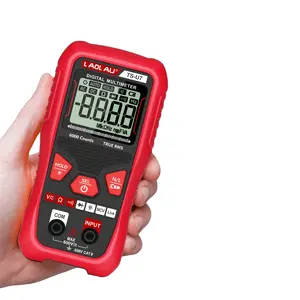Smart Digital Multimeter for AC/DC Voltage Testing, Resistance Measurement, True Rms  and High Precision, Compact Ergonomic Design with Backlit LCD Display Voltage Tester